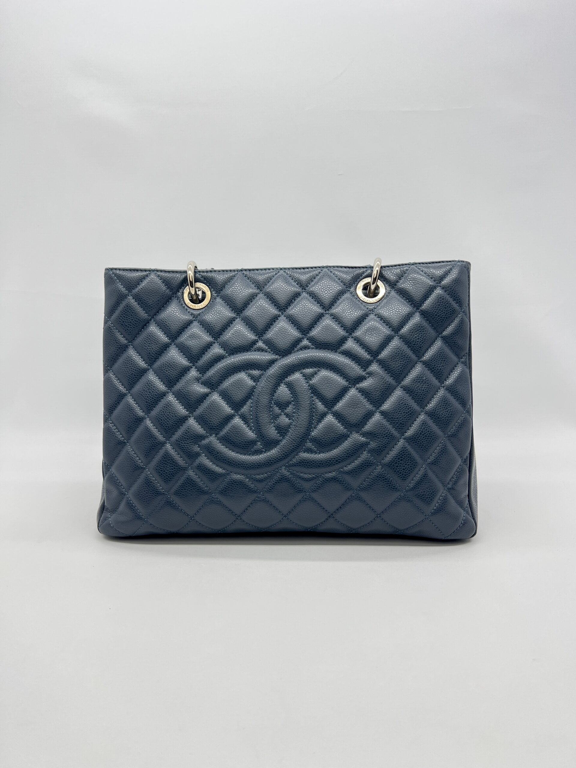 Chanel GST Caviar Navy SHW