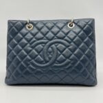 Chanel GST Caviar Navy SHW