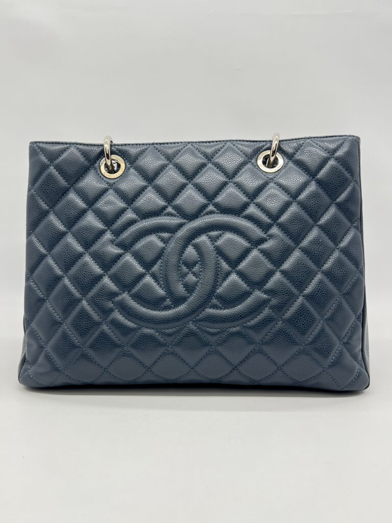 Chanel GST Caviar Navy SHW