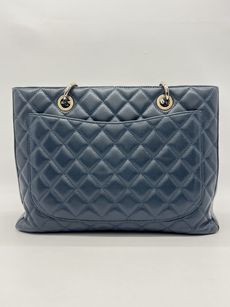 Chanel GST Caviar Navy SHW