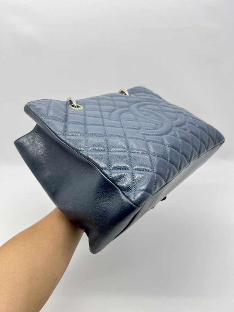 Chanel GST Caviar Navy SHW