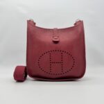 Hermes Evelyne GM Clemence Rouge Garance PHW