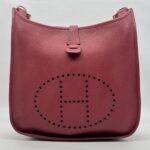 Hermes Evelyne GM Clemence Rouge Garance PHW