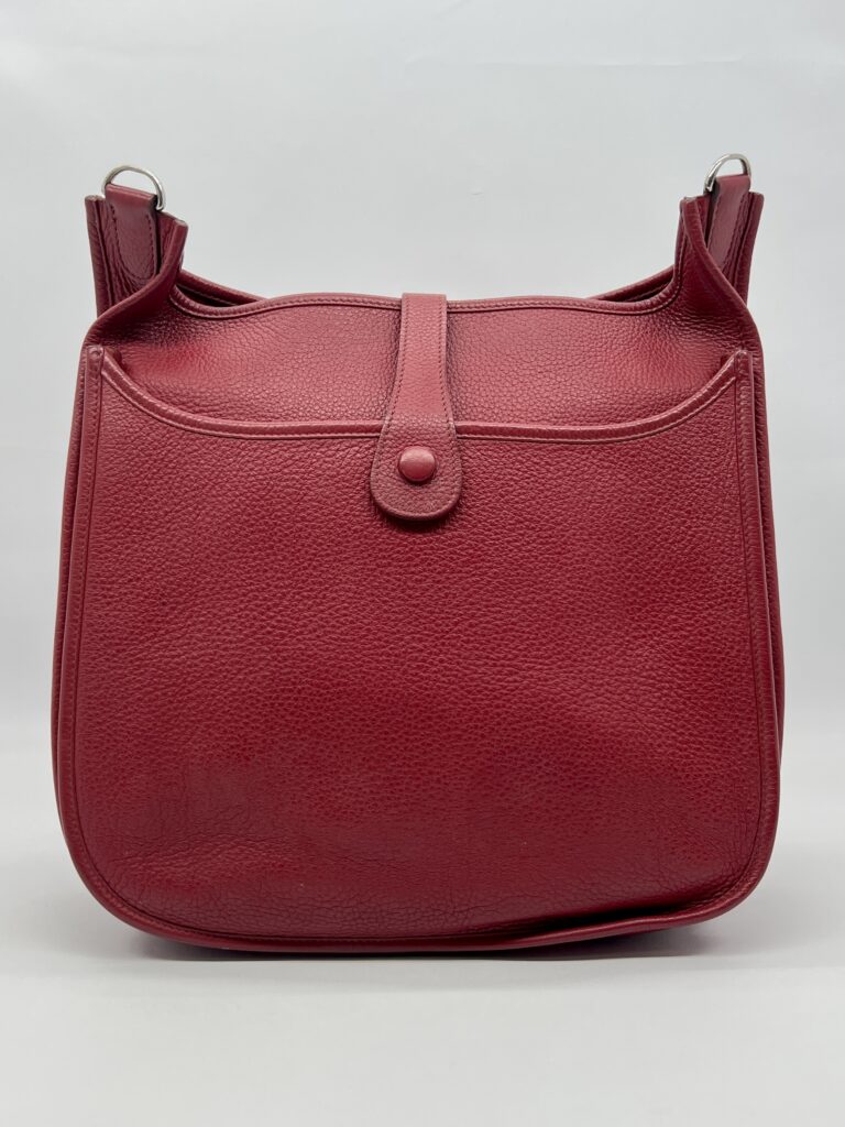 Hermes Evelyne GM Clemence Rouge Garance PHW