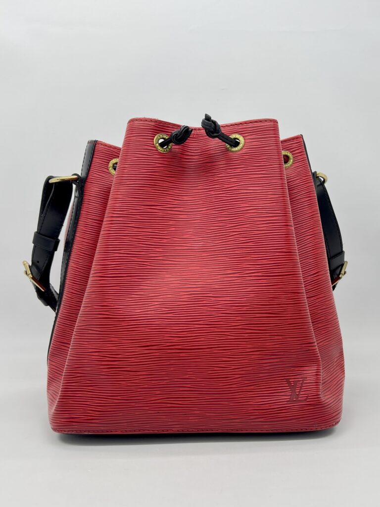 Louis Vuitton Petit Noe Epi Red Noir GHW