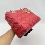 Dior Lady Dior Medium Red GHW