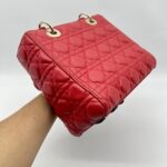 Dior Lady Dior Medium Red GHW