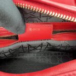 Dior Lady Dior Medium Red GHW