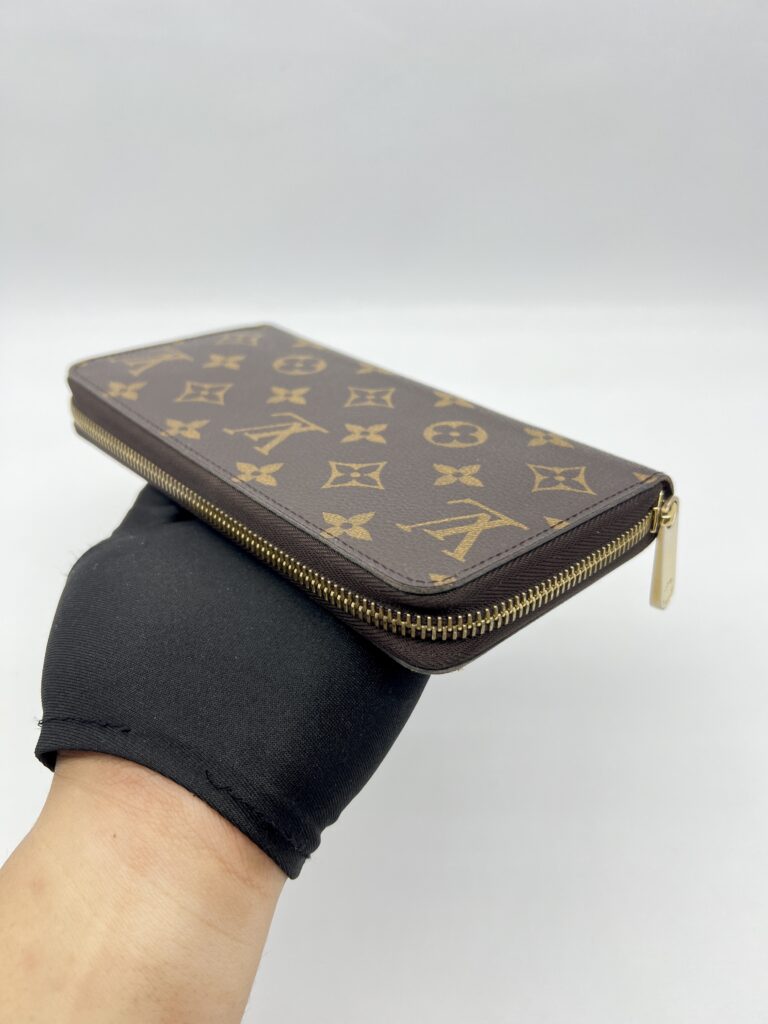 Louis Vuitton Zippy Wallet Caramel Monogram GHW