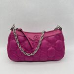 Gucci GG Matelasse Chain Bag Hot Pink SHW