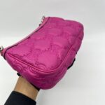 Gucci GG Matelasse Chain Bag Hot Pink SHW