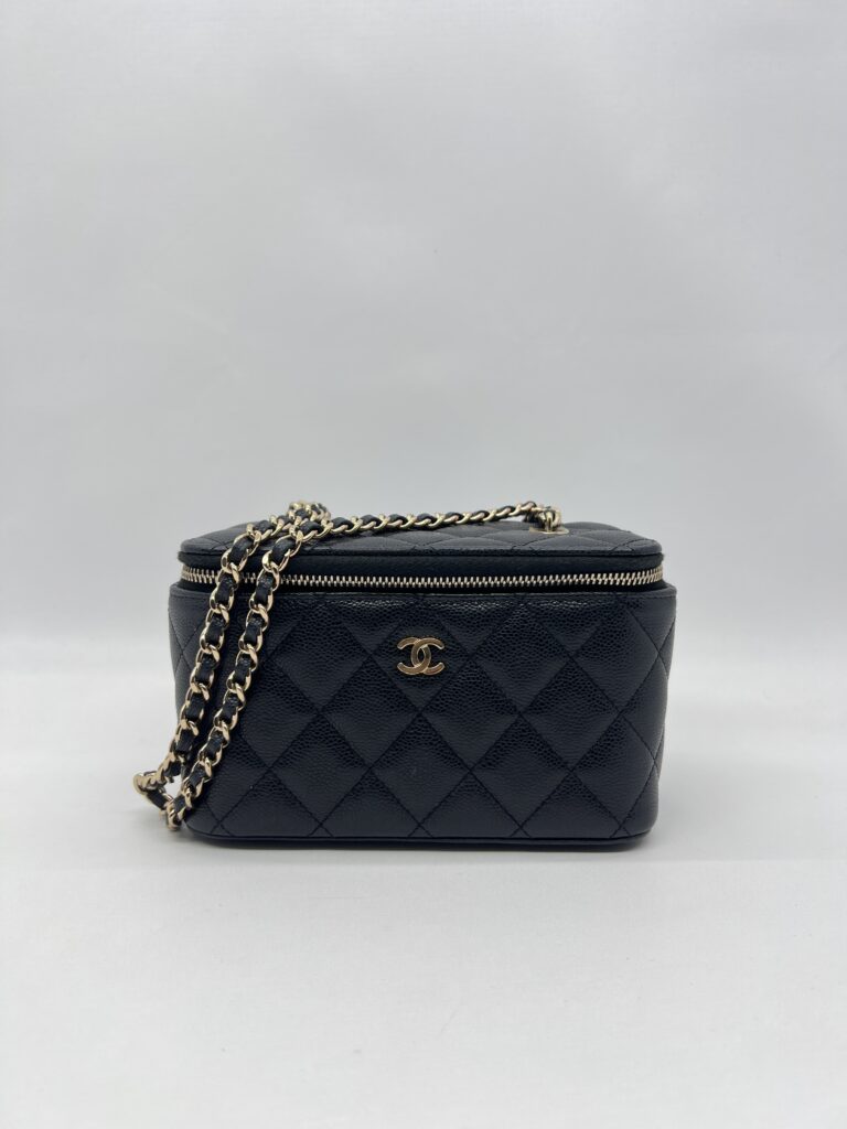 Chanel Vanity Caviar Black GHW