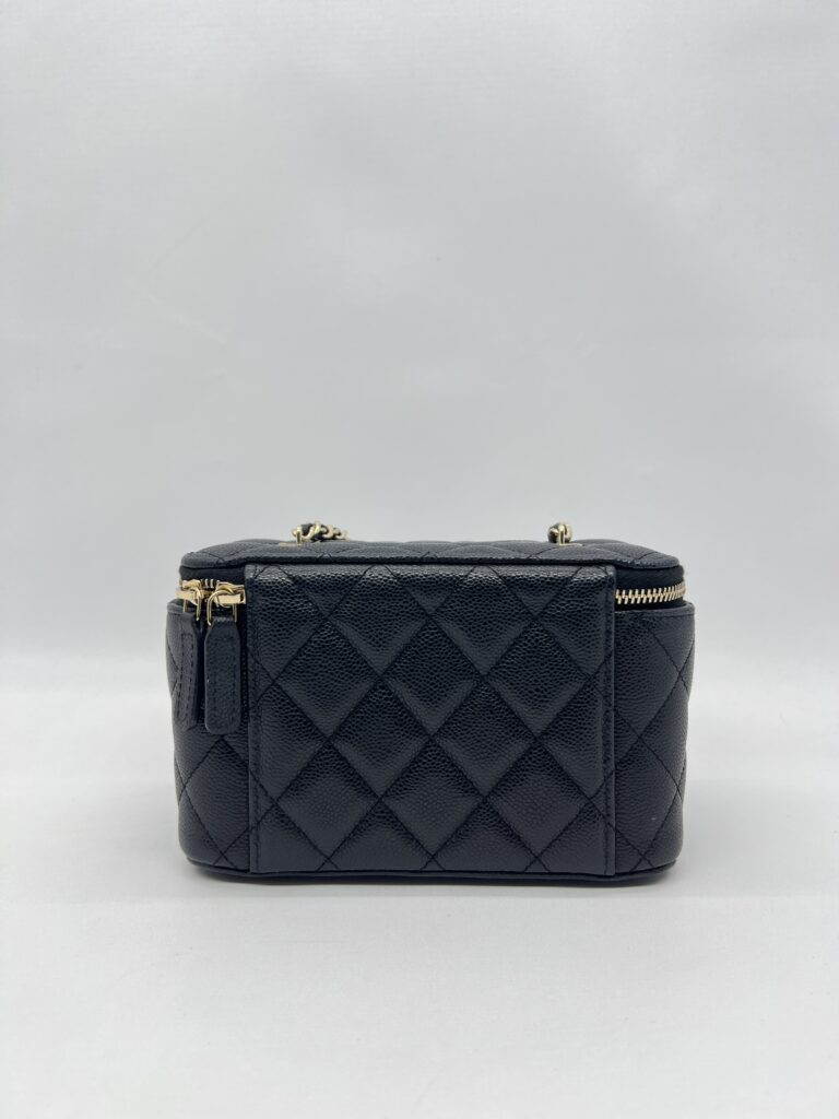 Chanel Vanity Caviar Black GHW