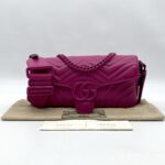 Gucci GG Marmount Shoulder All Fucshia