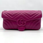 Gucci GG Marmount Shoulder All Fucshia