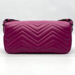 Gucci GG Marmount Shoulder All Fucshia