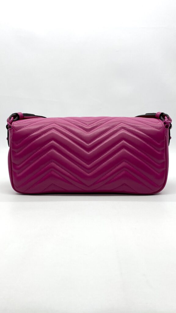 Gucci GG Marmount Shoulder All Fucshia