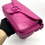 Gucci GG Marmount Shoulder All Fucshia