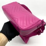 Gucci GG Marmount Shoulder All Fucshia
