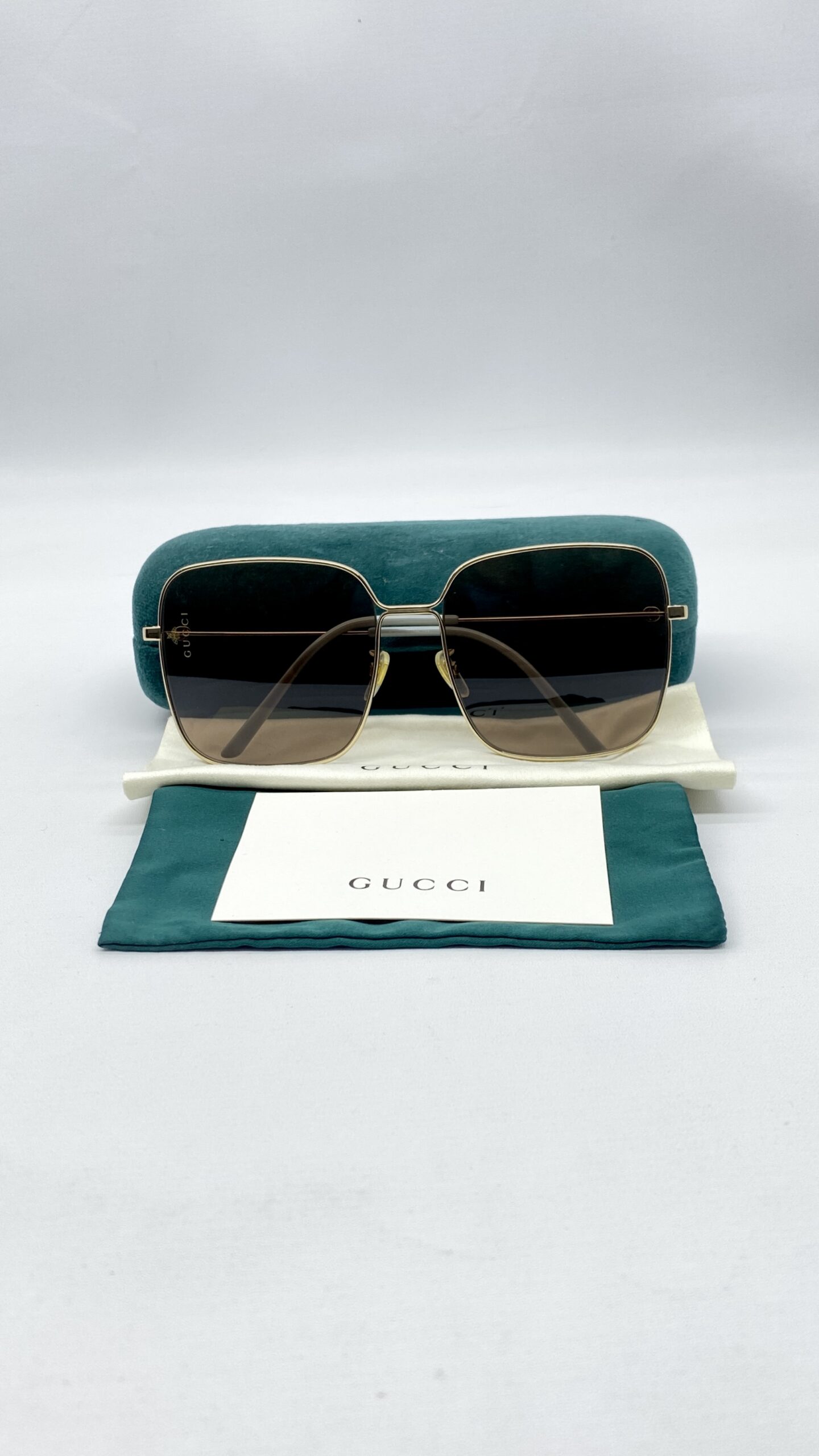 Gucci Sunglasses Brown Grey