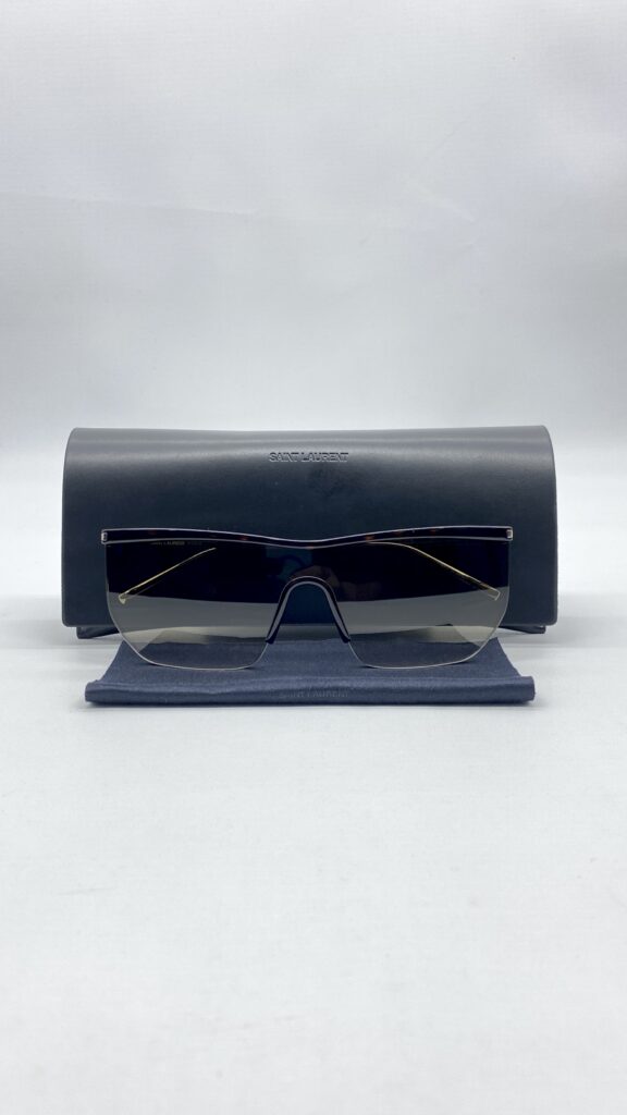 Saint Laurent Sunglasses Gold Brown