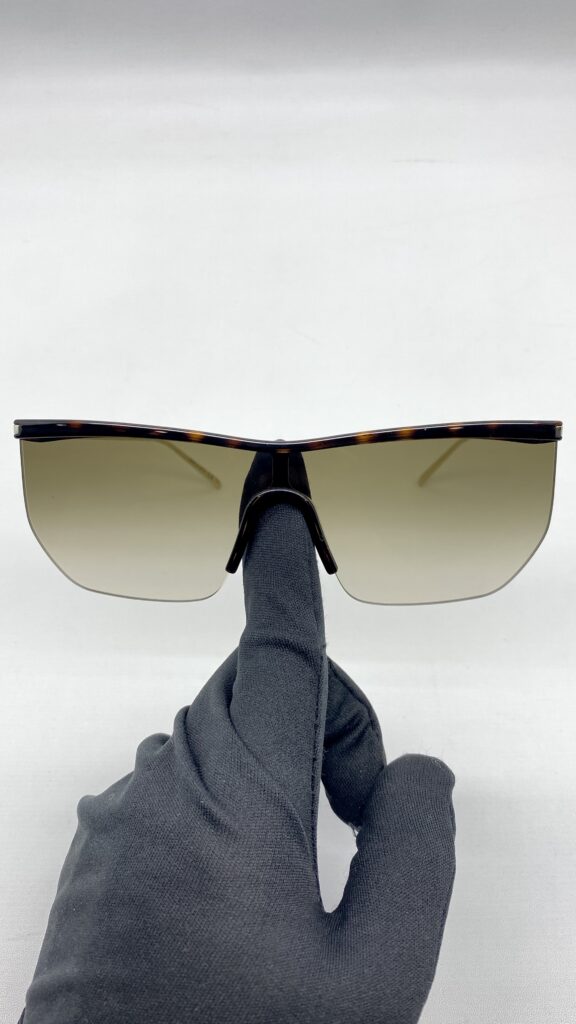 Saint Laurent Sunglasses Gold Brown