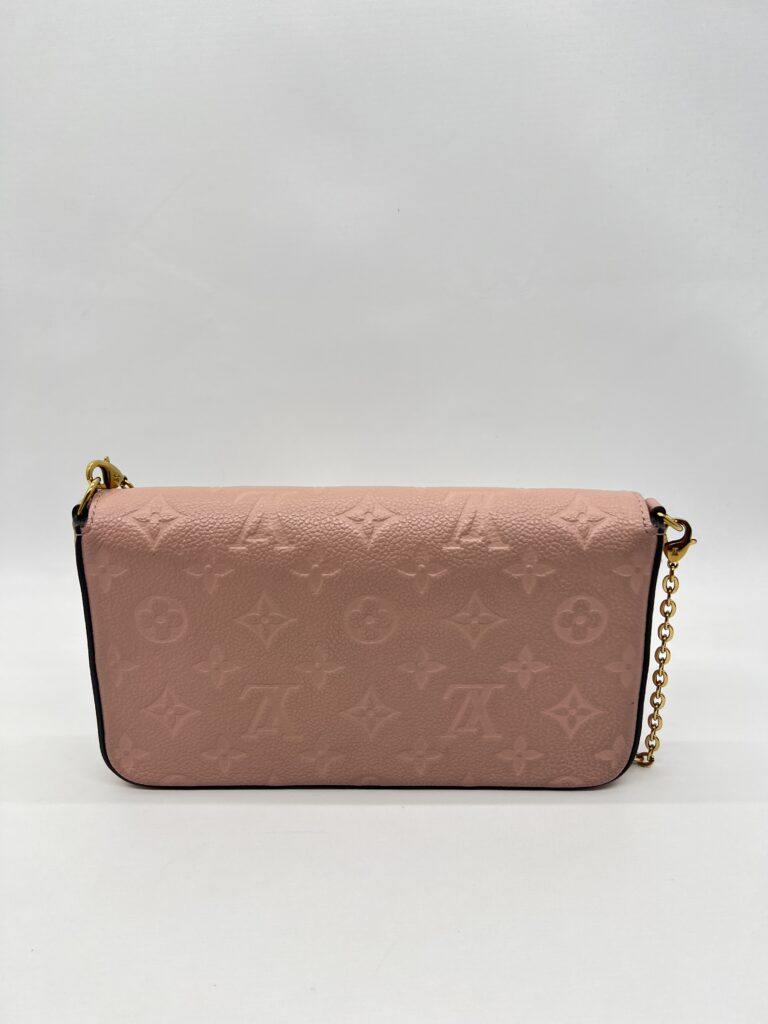 Louis Vuitton Felicie GM Monogram Empreinte Rose Poudre GHW