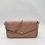 Louis Vuitton Felicie GM Monogram Empreinte Rose Poudre GHW