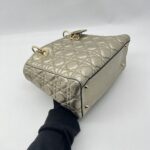 Dior Lady Dior Medium Metalic Gold GHW