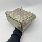Dior Lady Dior Medium Metalic Gold GHW
