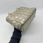 Dior Lady Dior Medium Metalic Gold GHW