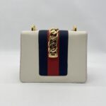 Gucci Mini Sylvie White GHW