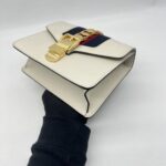 Gucci Mini Sylvie White GHW