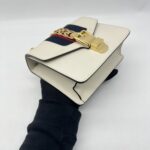 Gucci Mini Sylvie White GHW