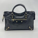 Balenciaga Reguler Giant City Agneau Black GHW