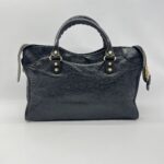 Balenciaga Reguler Giant City Agneau Black GHW