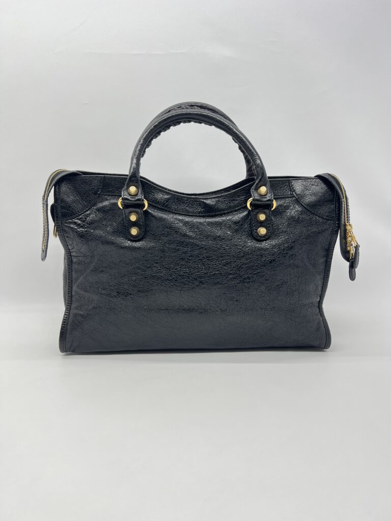 Balenciaga Reguler Giant City Agneau Black GHW