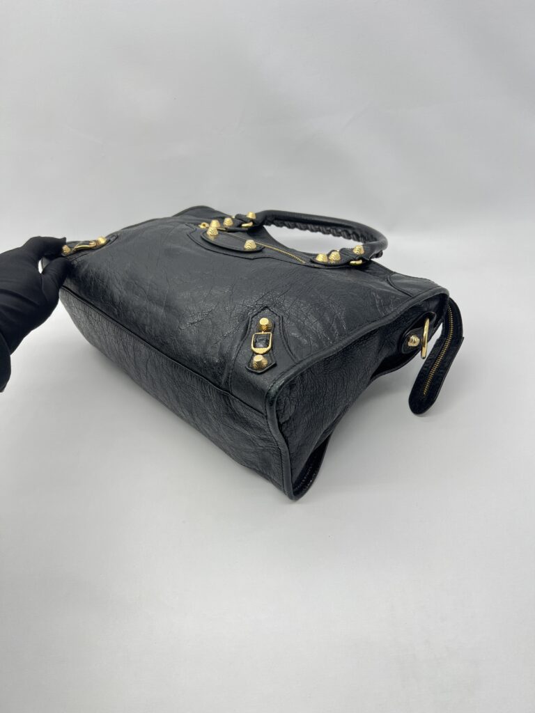 Balenciaga Reguler Giant City Agneau Black GHW