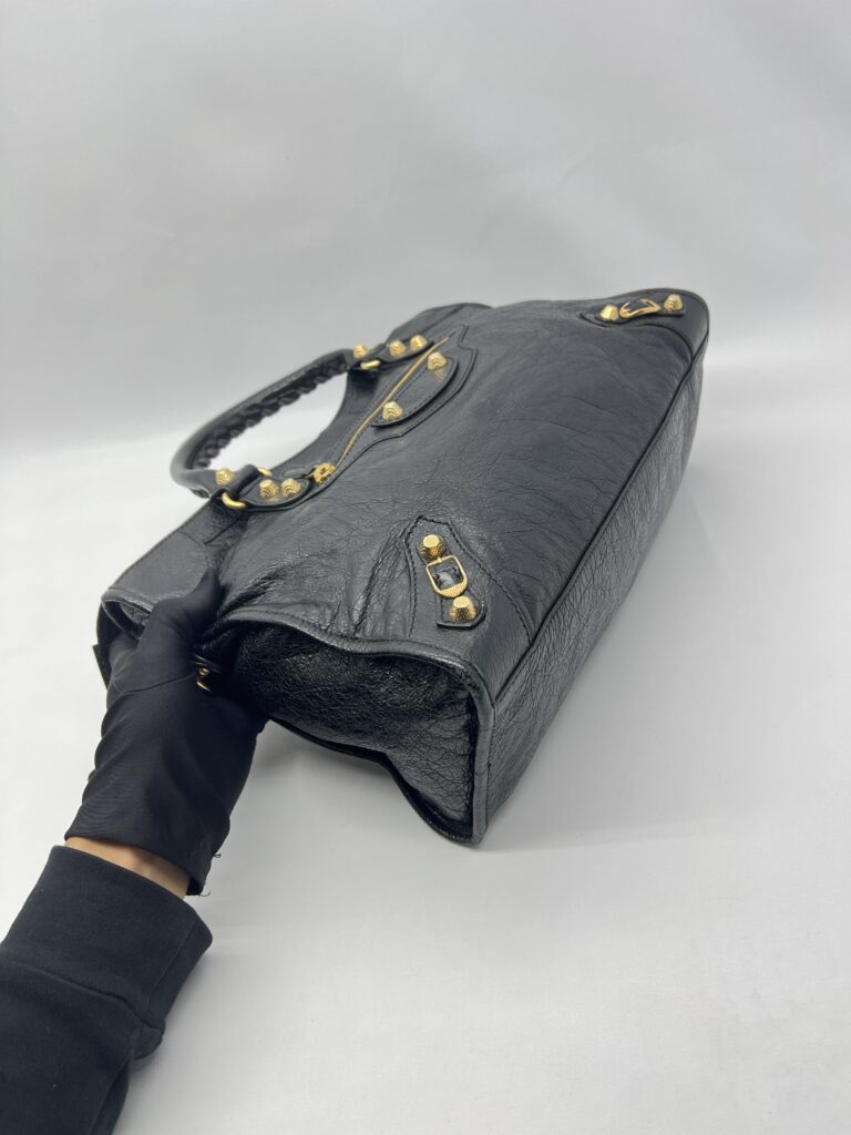 Balenciaga Reguler Giant City Agneau Black GHW