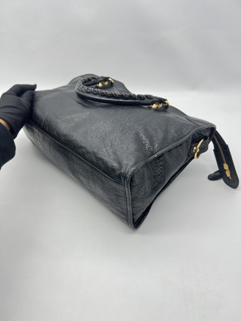 Balenciaga Reguler Giant City Agneau Black GHW