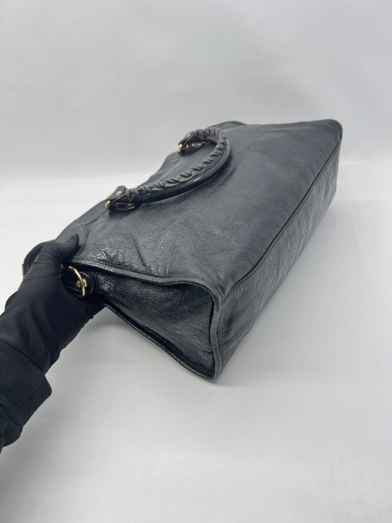 Balenciaga Reguler Giant City Agneau Black GHW