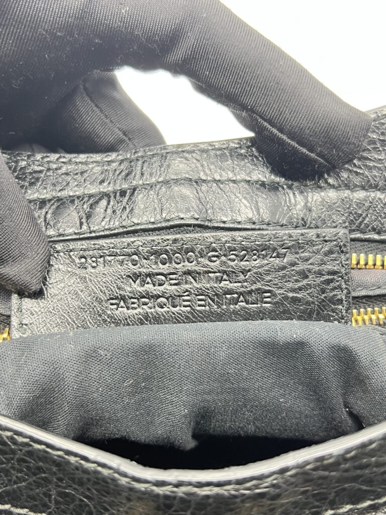 Balenciaga Reguler Giant City Agneau Black GHW