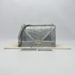 Dior Diorama Medium Metallic Silver SHW