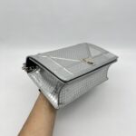 Dior Diorama Medium Metallic Silver SHW