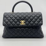 Chanel Coco Handle Large Caviar Black GHW