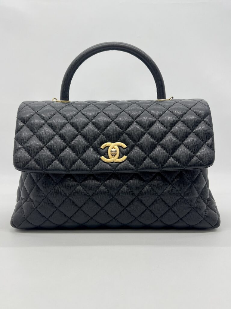 Chanel Coco Handle Large Caviar Black GHW