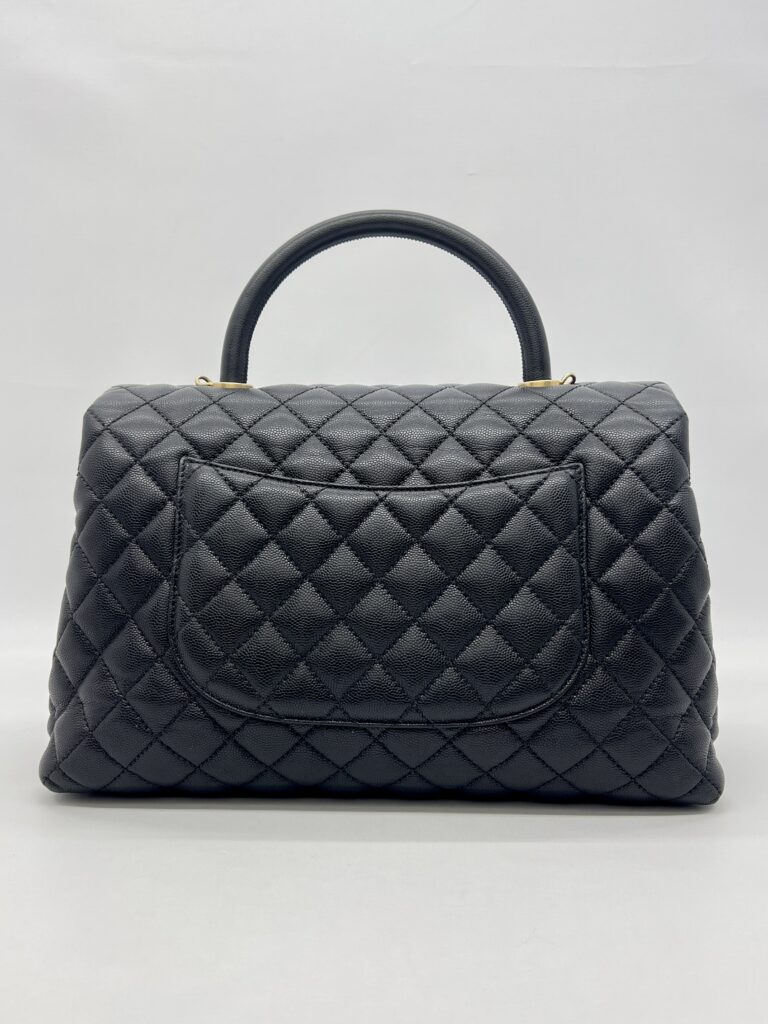 Chanel Coco Handle Large Caviar Black GHW