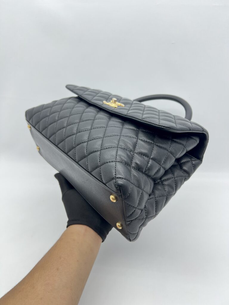 Chanel Coco Handle Large Caviar Black GHW