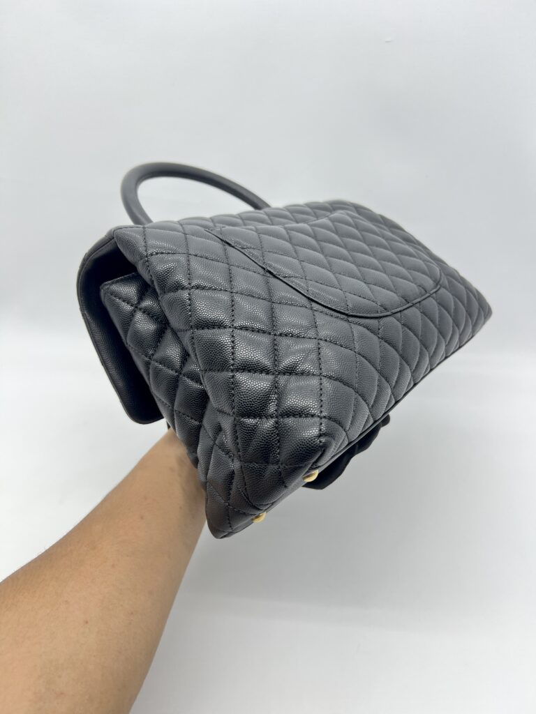 Chanel Coco Handle Large Caviar Black GHW