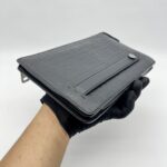 Fendi Clutch Leather FF Black